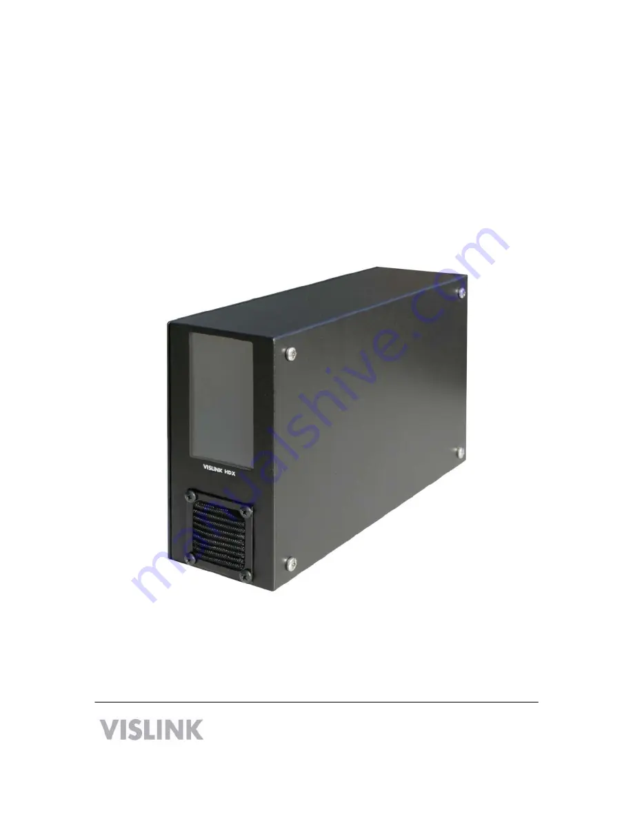 Vislink HDX-1100 User And Technical Manual Download Page 1