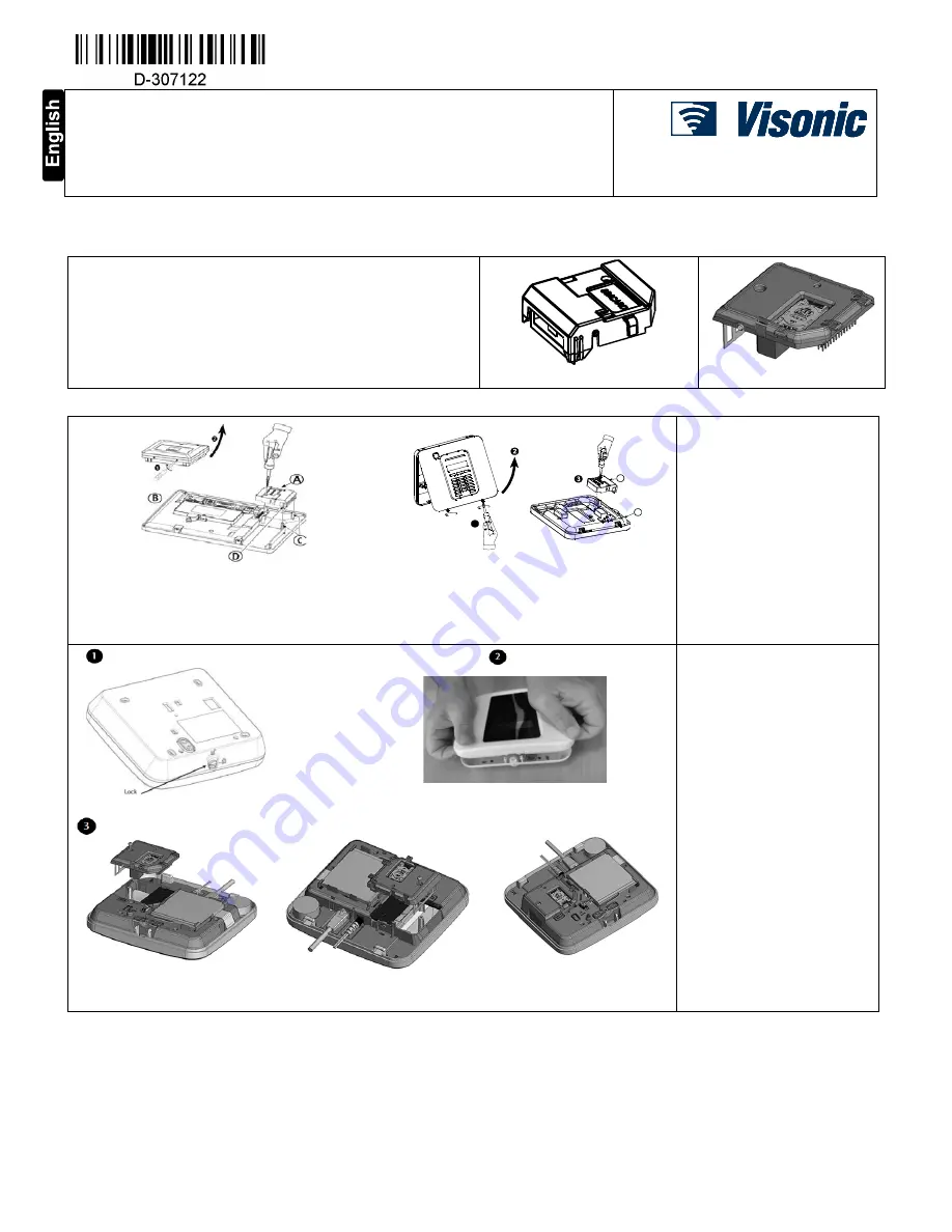 Visonic WCDMA-3G PG2 Скачать руководство пользователя страница 1