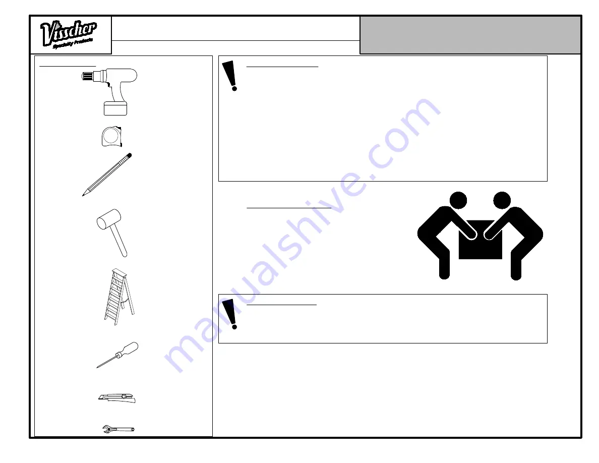 VISSCHER MADRID Instructions Manual Download Page 3