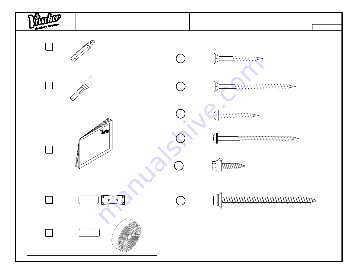 VISSCHER TUSCANY 0096 Instructions Manual Download Page 9