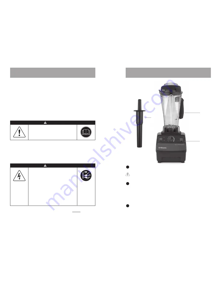 Vitamix VTX TNC5200 BK Owner'S Manual Download Page 4