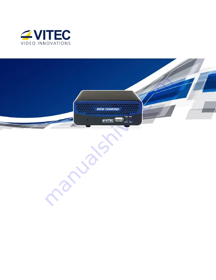 Vitec Multimedia 17245 Скачать руководство пользователя страница 1