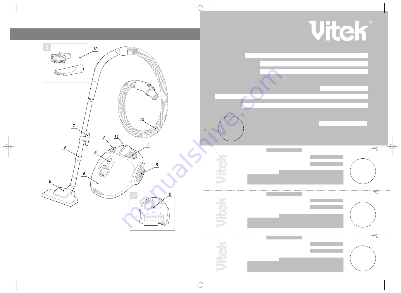 Vitek Cobra Скачать руководство пользователя страница 2