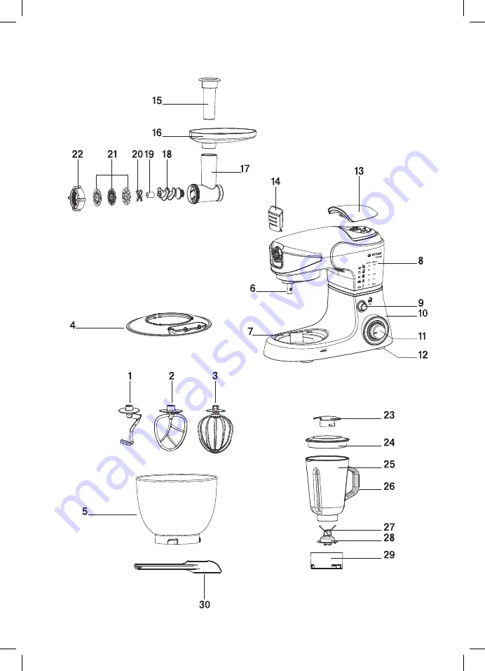 Vitek VT-1446 Manual Instruction Download Page 2