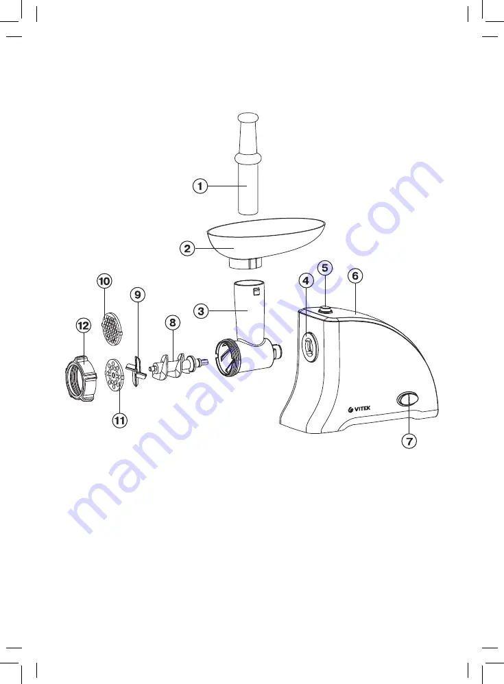 Vitek VT-3611 W Manual Instruction Download Page 2