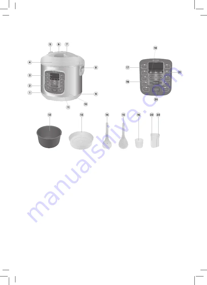 Vitek VT-4211 W Скачать руководство пользователя страница 2