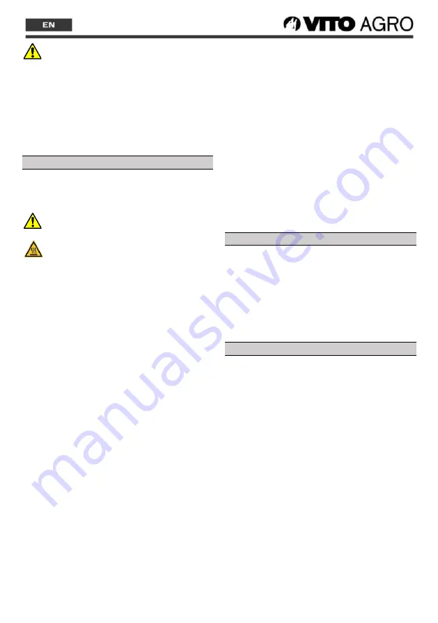 Vito Agro VIBCEBSFL40 Instruction Manual Download Page 29