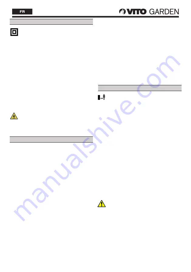 VITO GARDEN VIBCACSFL20 Instruction Manual Download Page 27