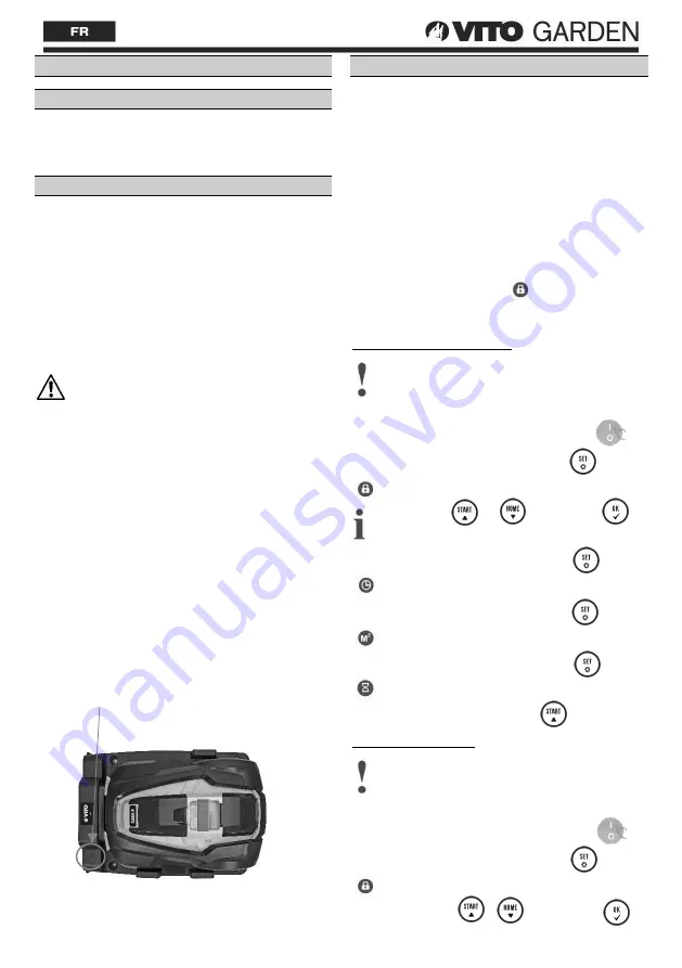 VITO GARDEN VIRCR1000 Instruction Manual Download Page 53