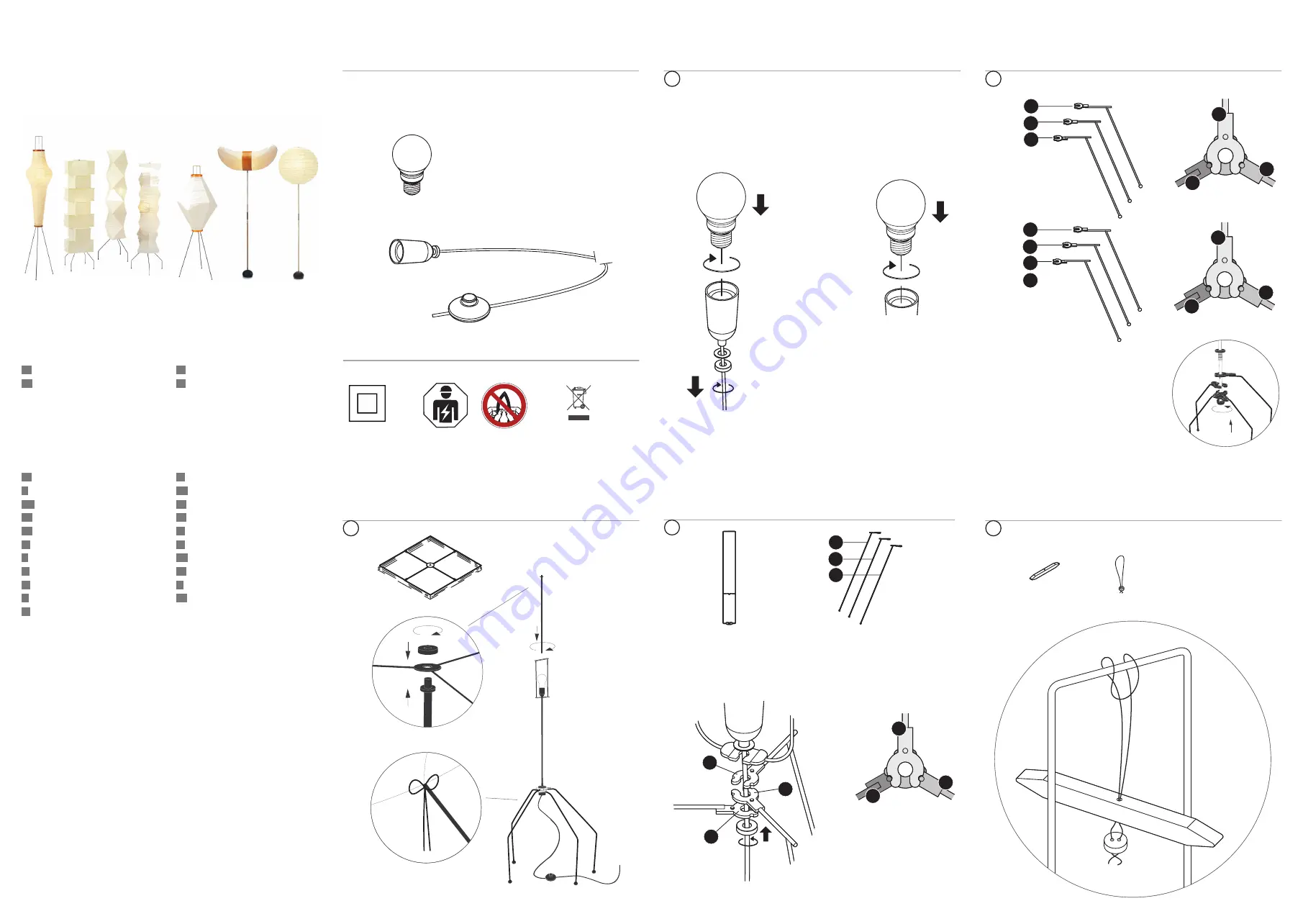 VITRA Akari 13A Manual Download Page 1