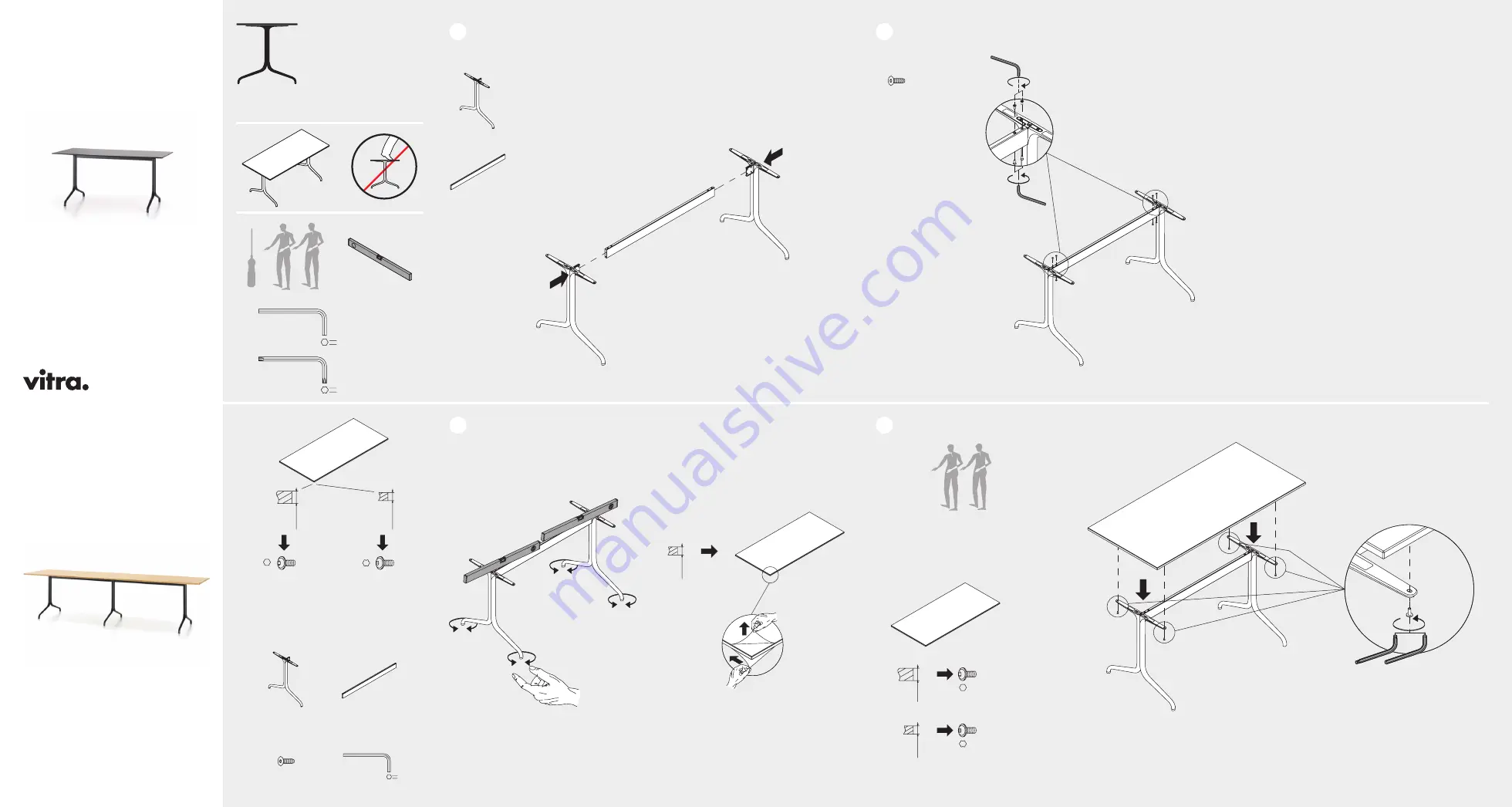 VITRA Belleville Table Скачать руководство пользователя страница 1