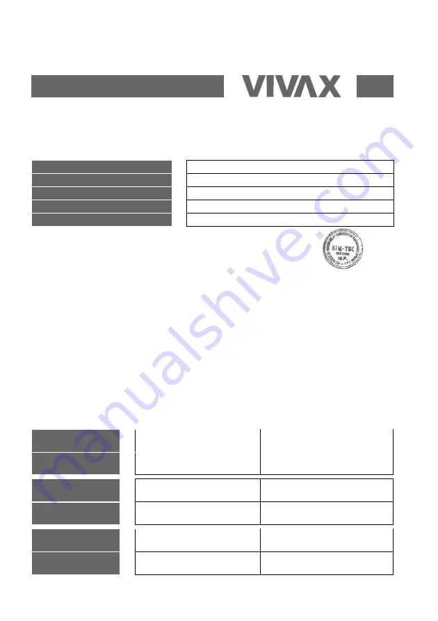 Vivax AC-608 User Manual Download Page 68