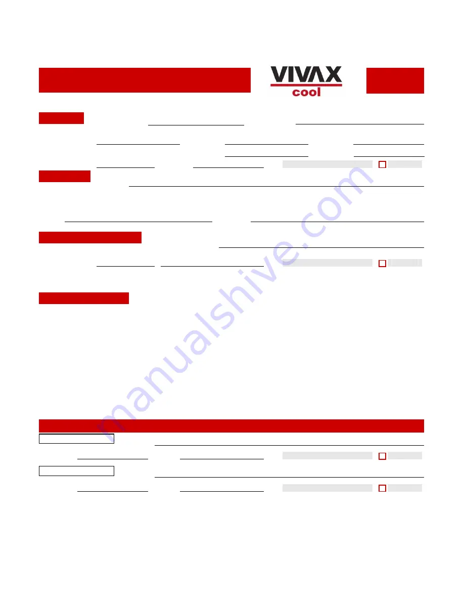 Vivax ACP-09CH25AEM Скачать руководство пользователя страница 152