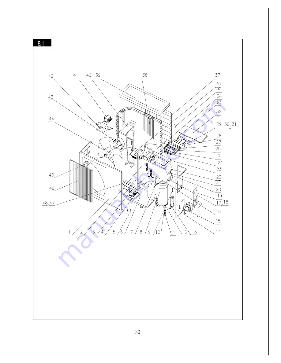 Vivax ACP-09CH25GEI Service Manual Download Page 50