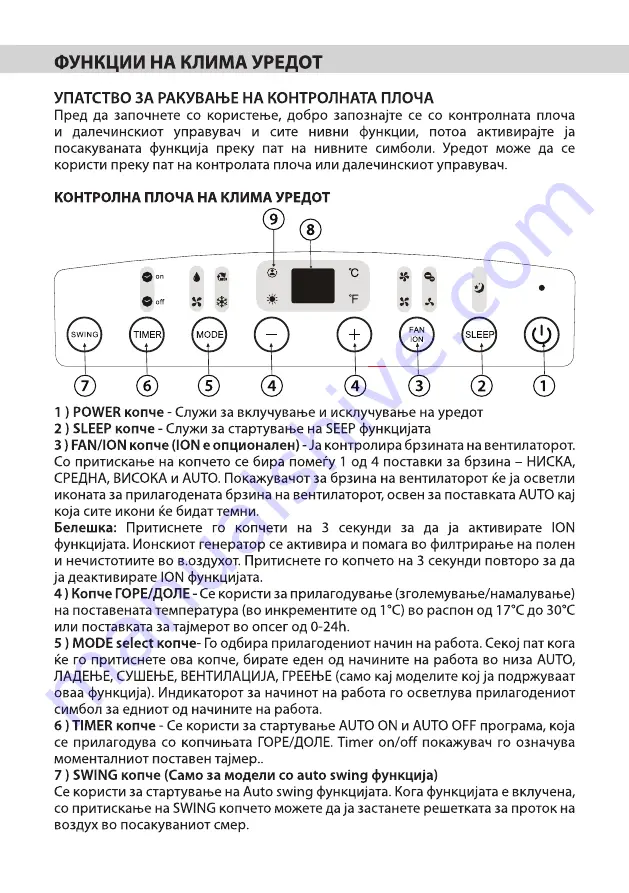 Vivax ACP-09PT25AEF R290 User Manual Download Page 129