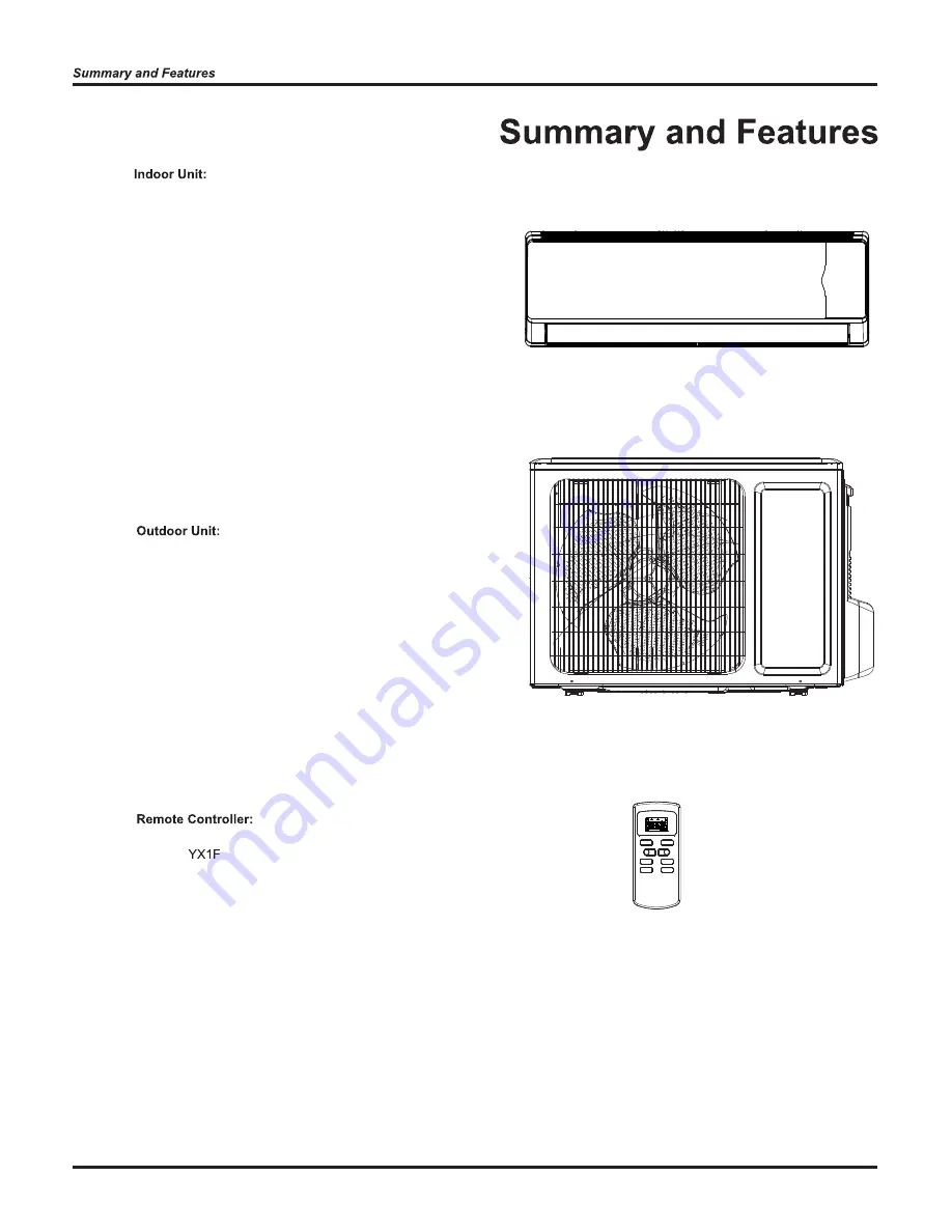 Vivax ACP-12CH35GEK Service Manual Download Page 3