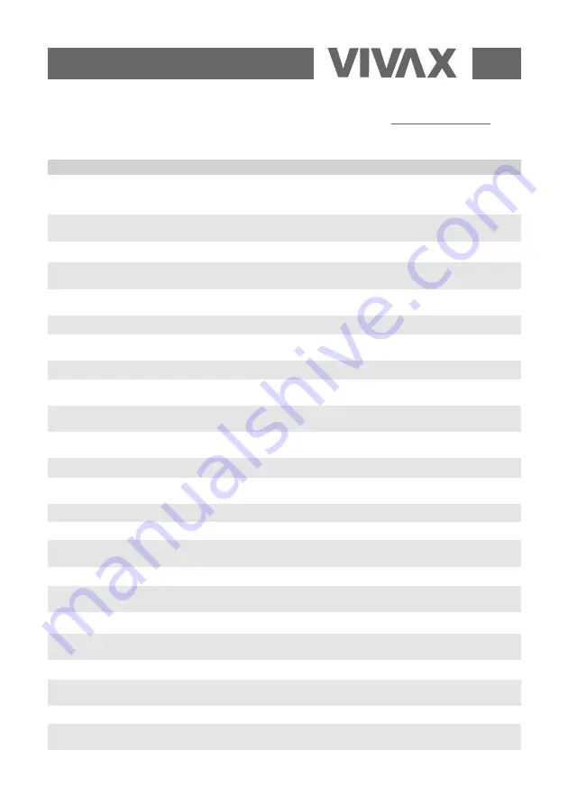 Vivax BH-042IN Instruction Manual Download Page 160