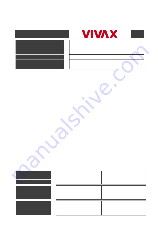 Vivax BL-600G Скачать руководство пользователя страница 60