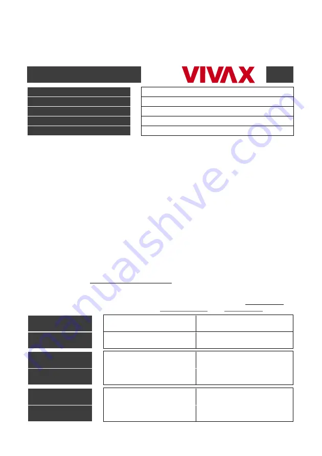 Vivax FS-41T User Manual Download Page 52