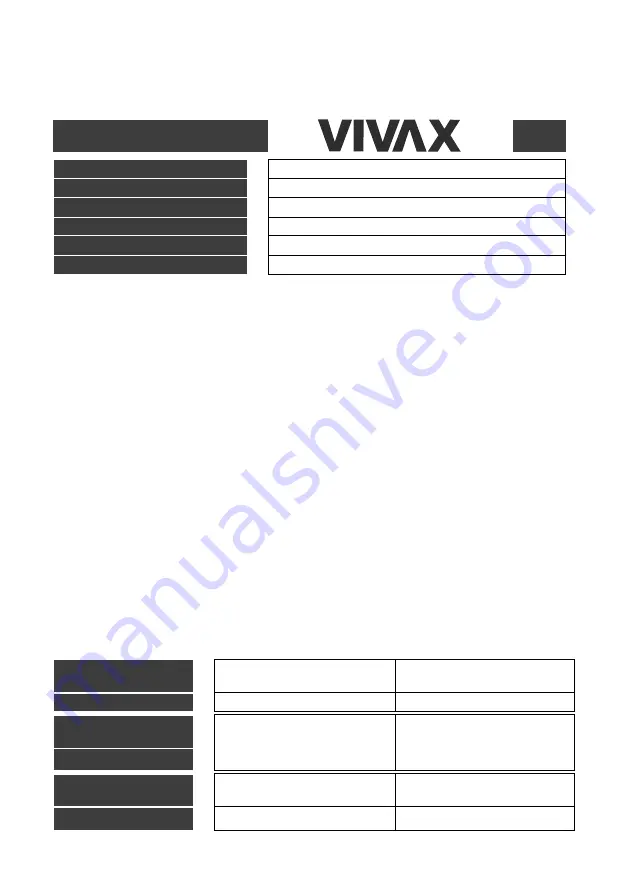 Vivax FS-41T User Manual Download Page 62