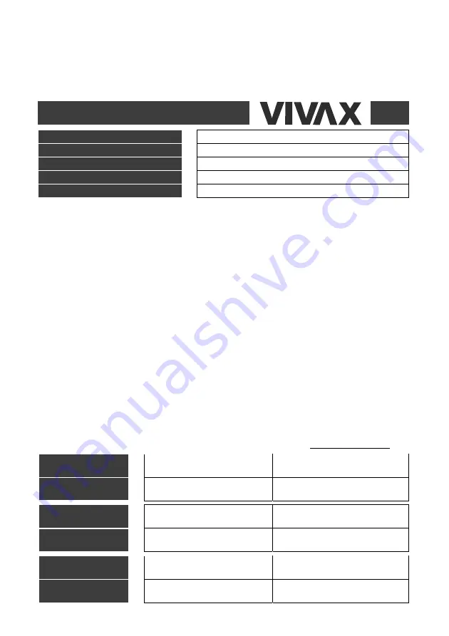 Vivax OH-13250S User Manual Download Page 69