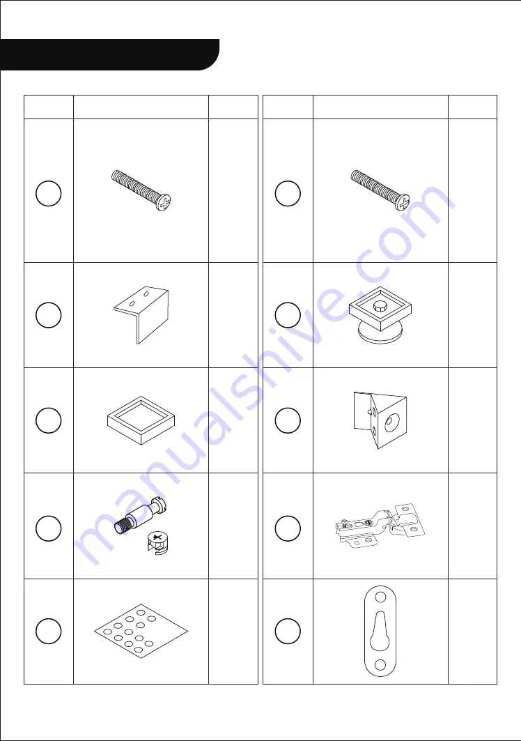 VIVOHOME VH1049 Assembly Instructions Manual Download Page 4