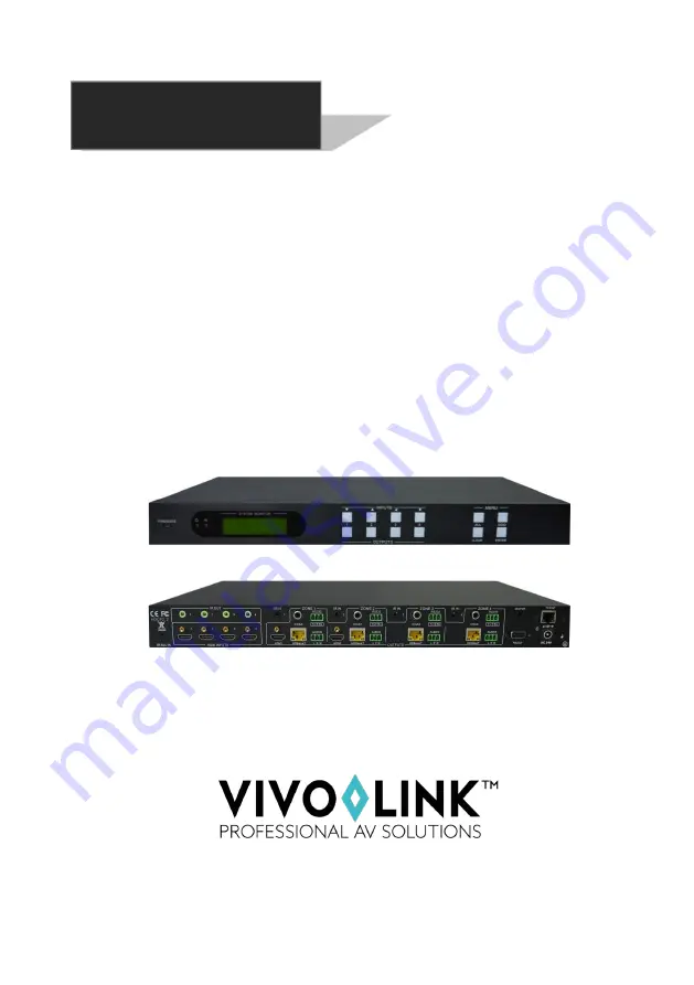 VivoLink VL120012 User Manual Download Page 1