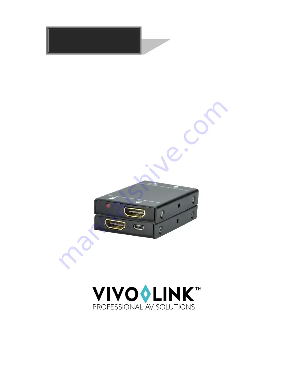 VivoLink VL120015 Скачать руководство пользователя страница 1