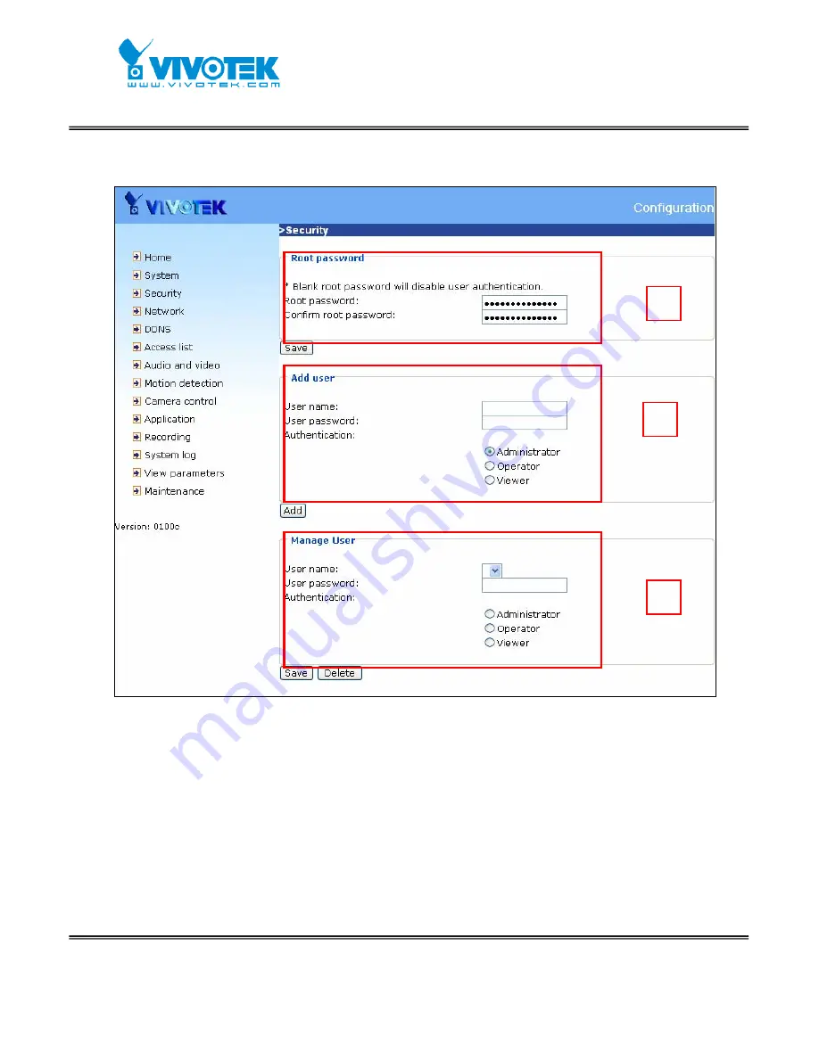 Vivotek IP7151 Скачать руководство пользователя страница 24