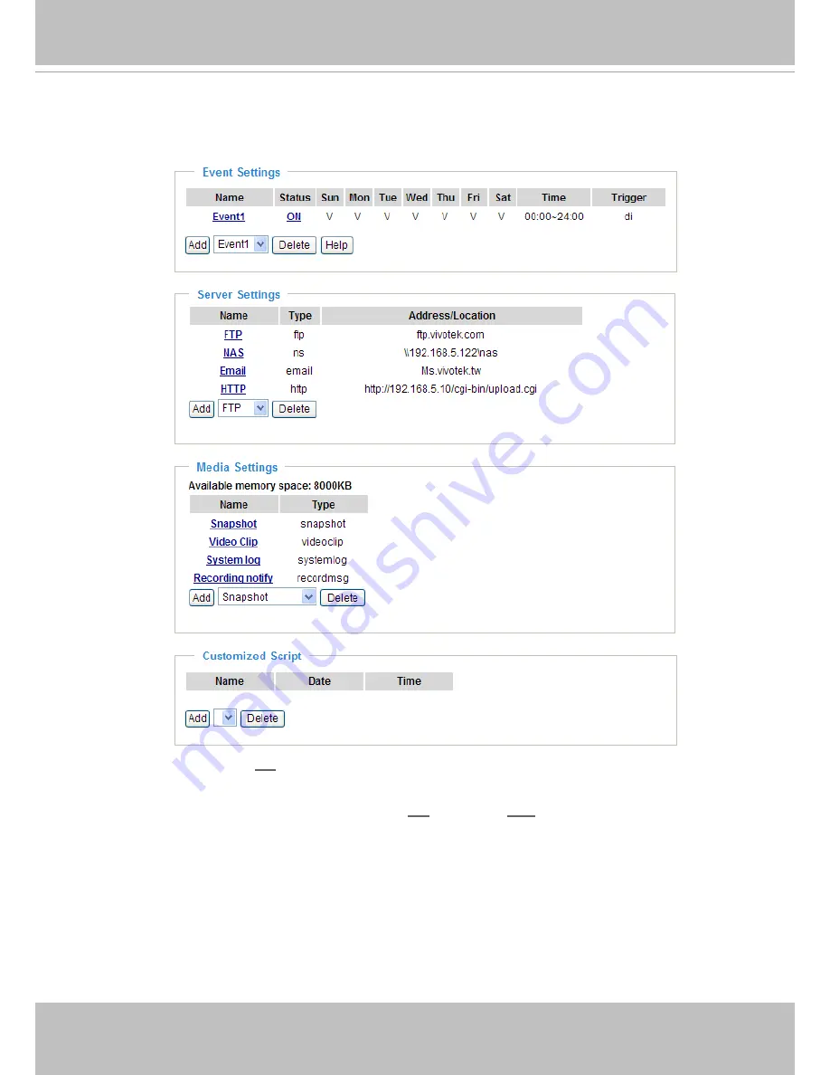 Vivotek IP7161 User Manual Download Page 84