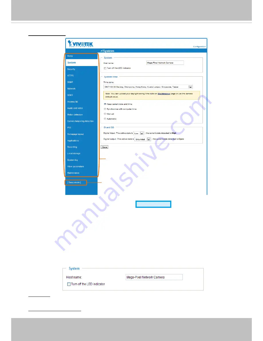 Vivotek IP8361 Скачать руководство пользователя страница 32