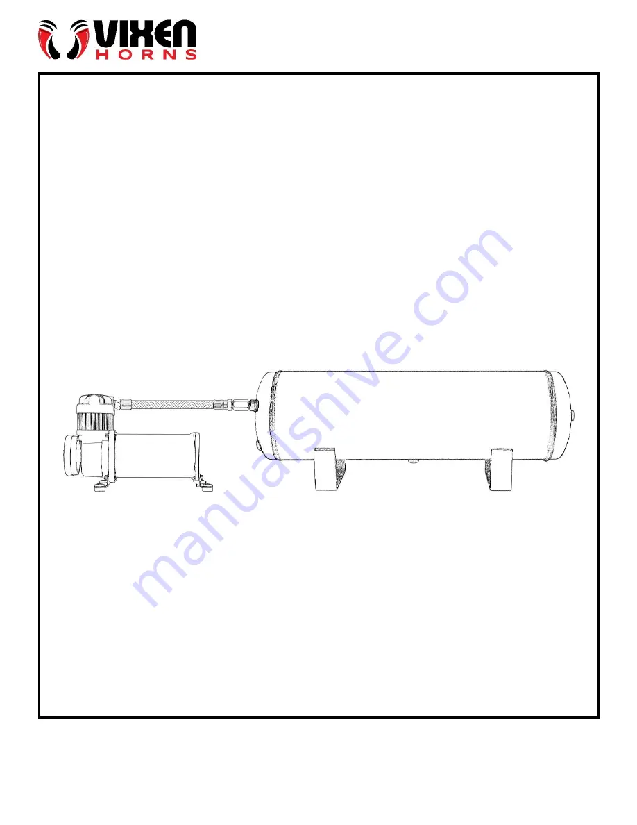 Vixen Horns VXO8350B/1264B Installation Manual Download Page 3