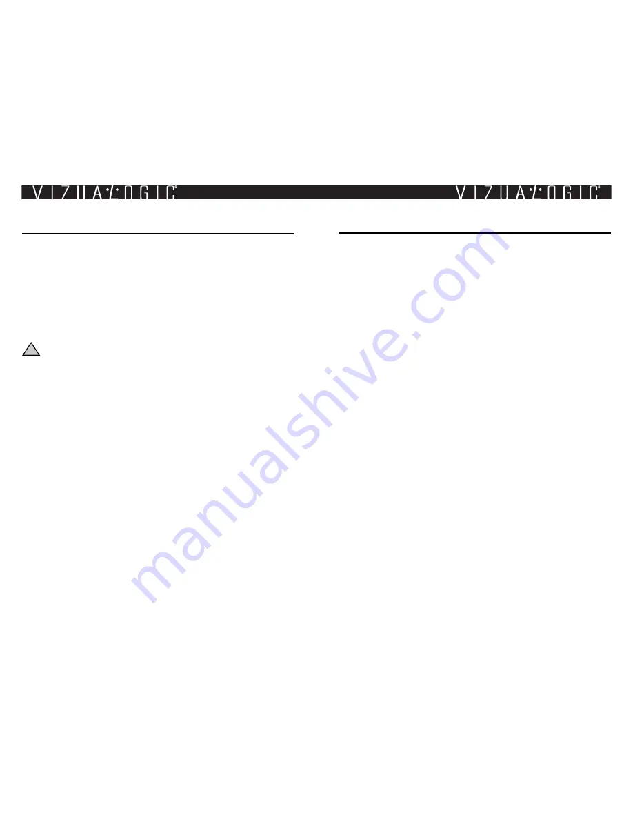 Vizualogic VL8000 Series Owner'S Manual Download Page 6