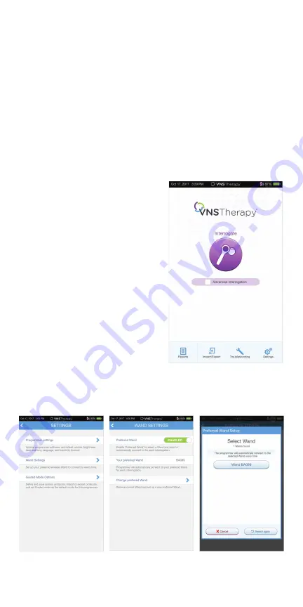 VNS Therapy SENTIVA M2000 Wand Скачать руководство пользователя страница 17