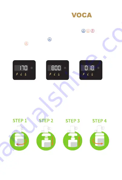 VOCA TC-X Instruction Manual Download Page 14