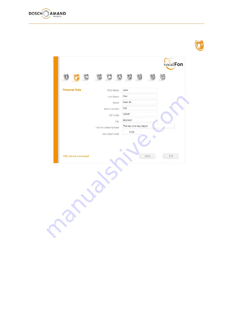 vocalFON DECT PENDANT User Manual Download Page 12