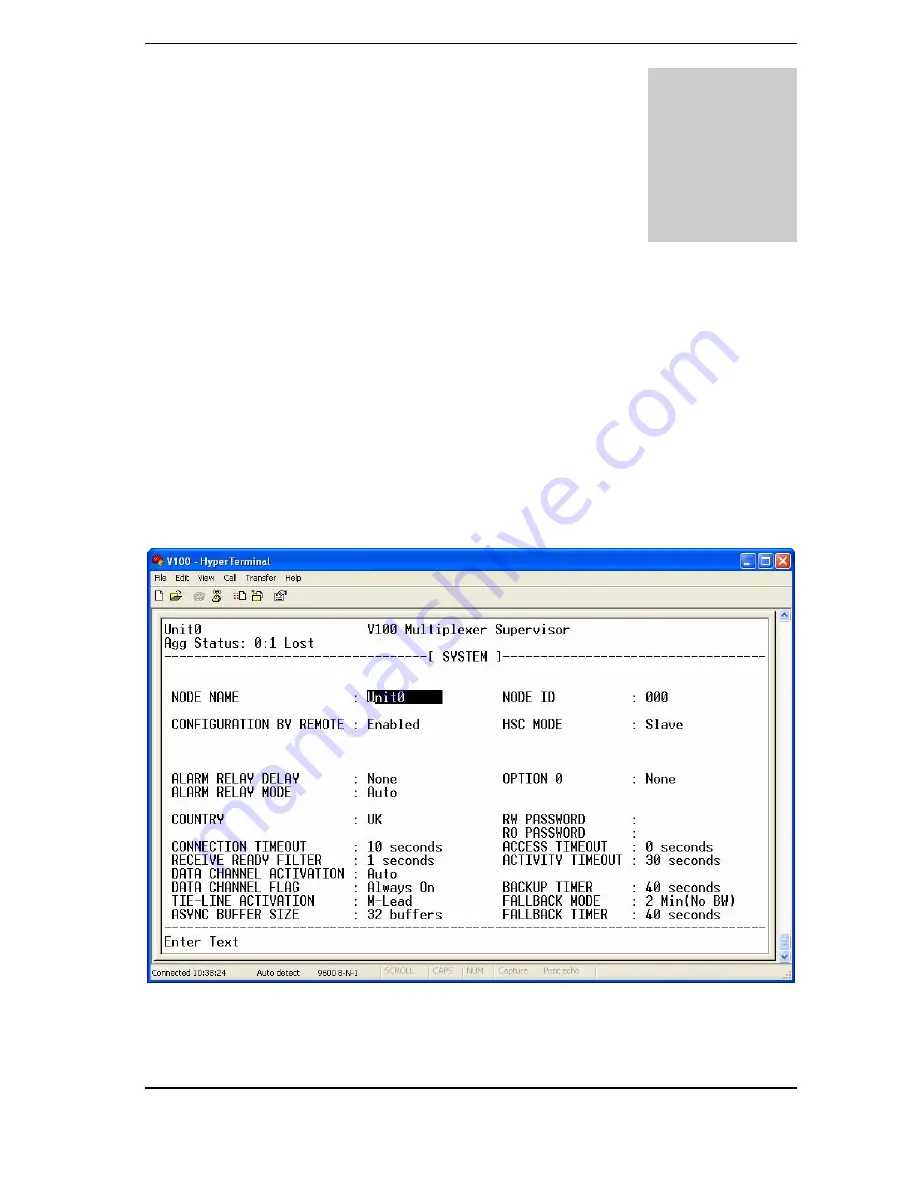 Vocality V100 Technical Manual Download Page 187