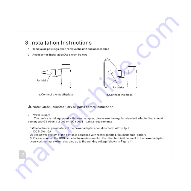 VocalMist Portable Nebulizer User Manual Download Page 7