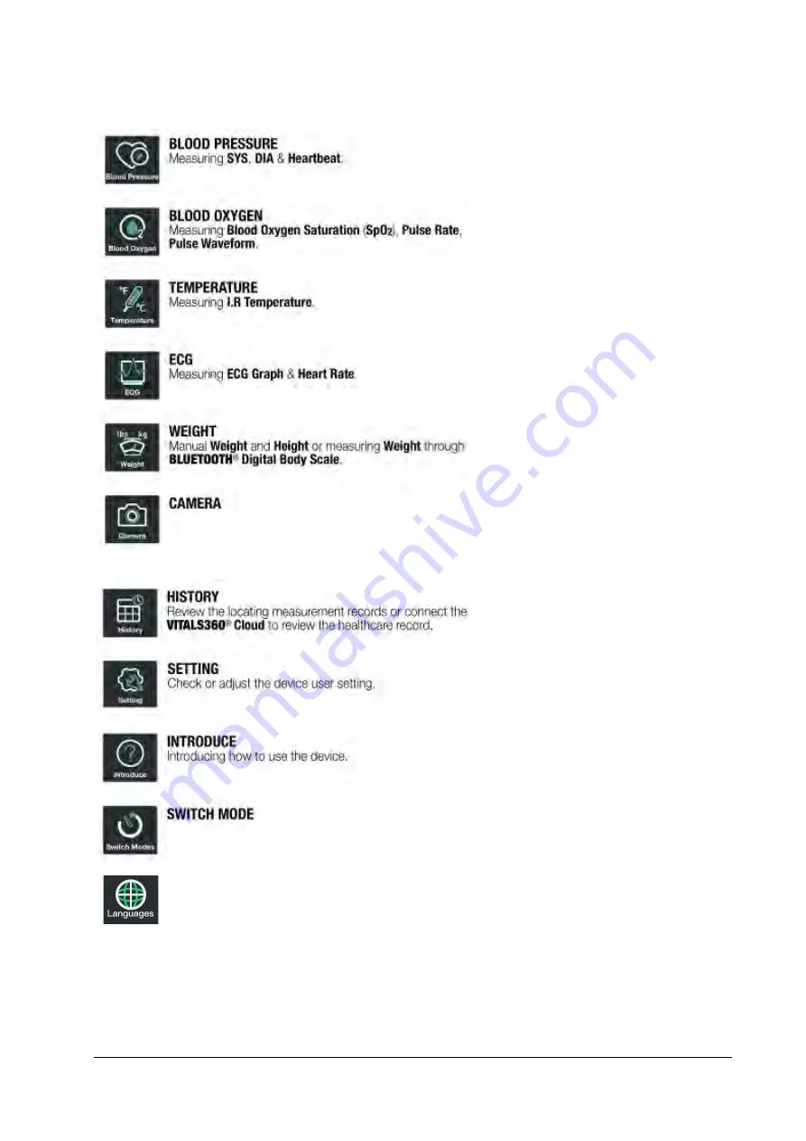 VOCARE vitals360 User Manual Download Page 37