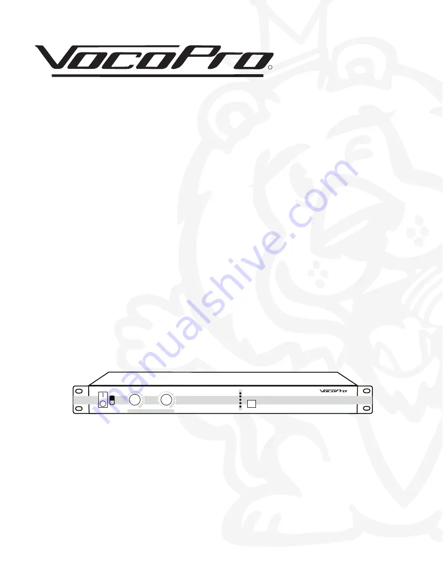 VocoPro AVC-800 Owner'S Manual Download Page 1