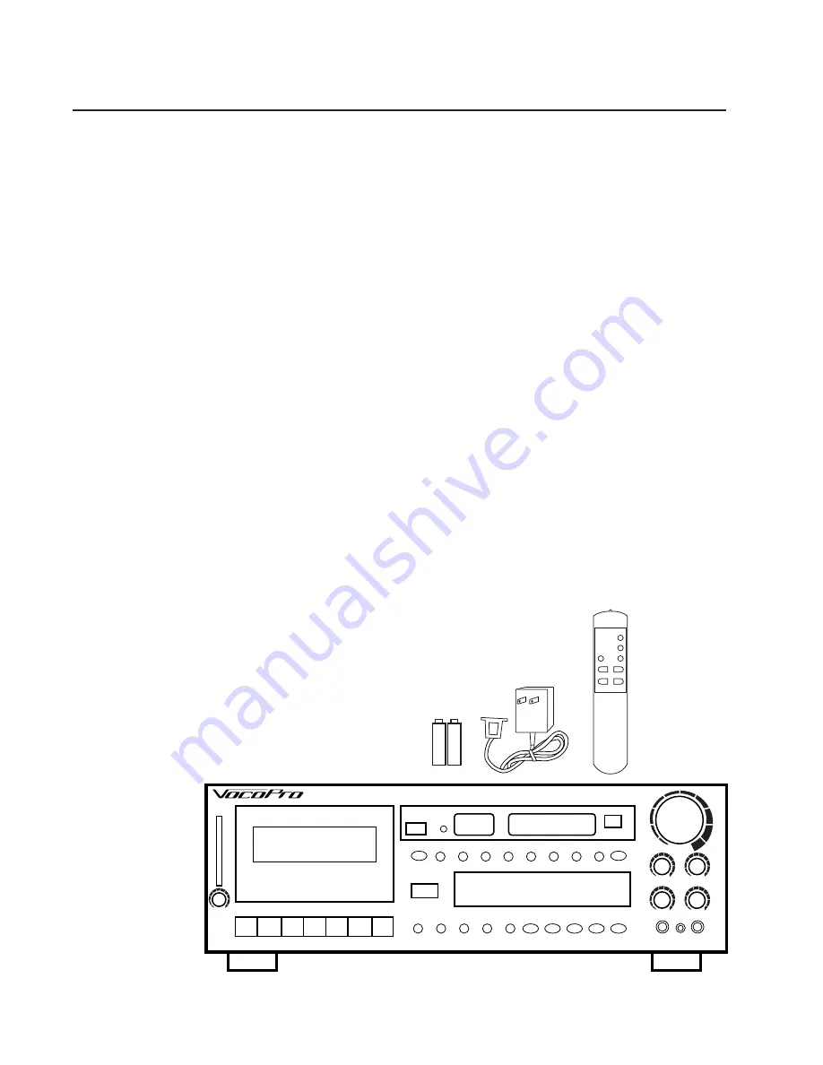 VocoPro CDG-600RF Скачать руководство пользователя страница 7