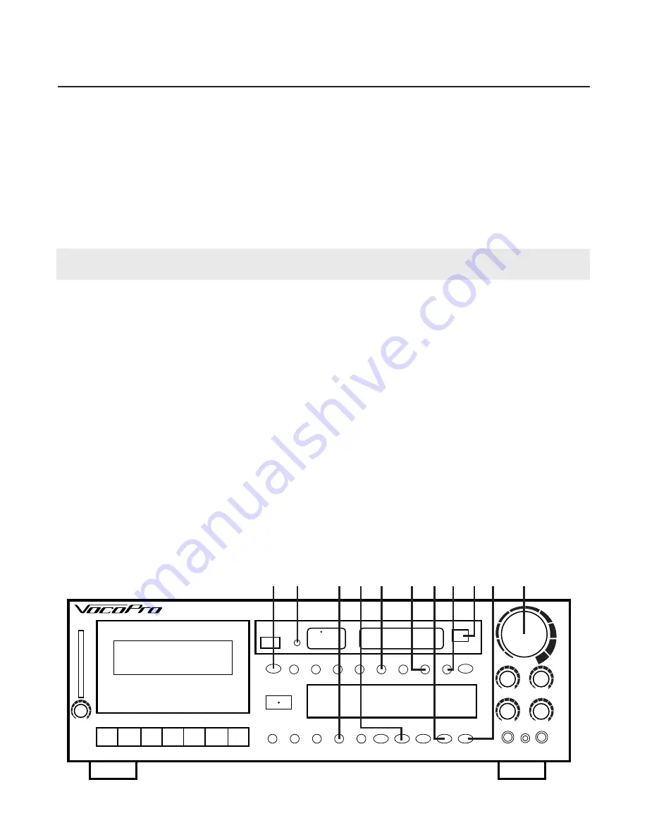 VocoPro CDG-600RF Owner'S Manual Download Page 17