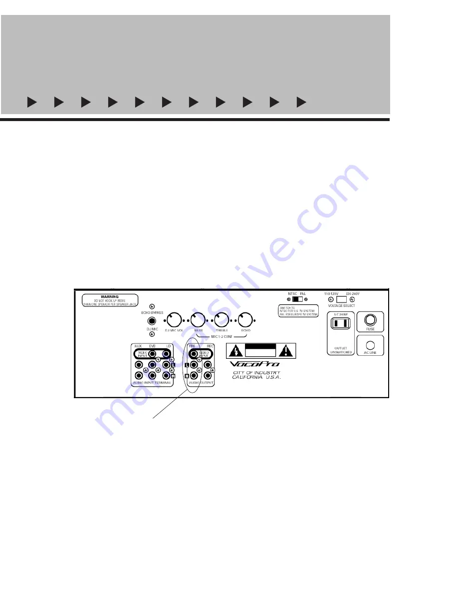 VocoPro CDG X-3 Mark II Скачать руководство пользователя страница 12