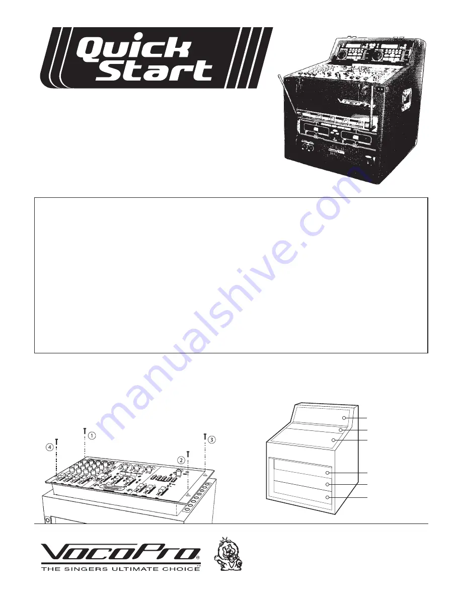 VocoPro Club 8800 Скачать руководство пользователя страница 1