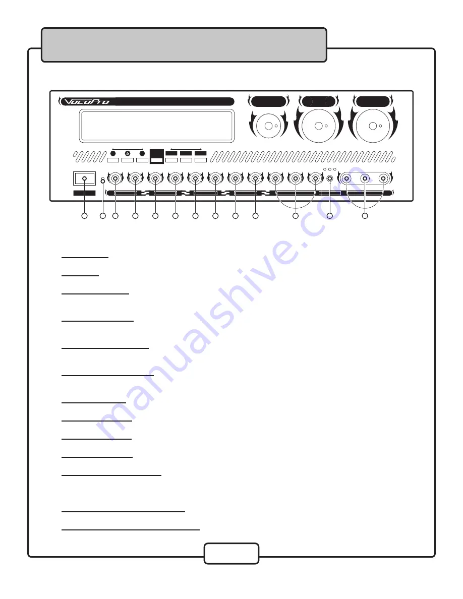 VocoPro DA-7909RV Скачать руководство пользователя страница 9