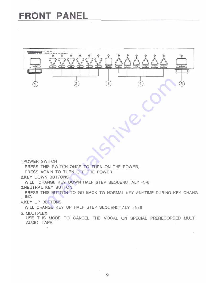 VocoPro DKC-100 PRO User Manual Download Page 3