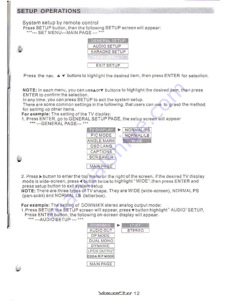 VocoPro DVD-RAVE User Manual Download Page 14