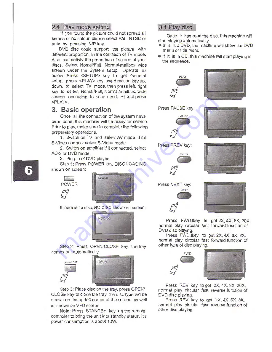 VocoPro DVG-390K Скачать руководство пользователя страница 7