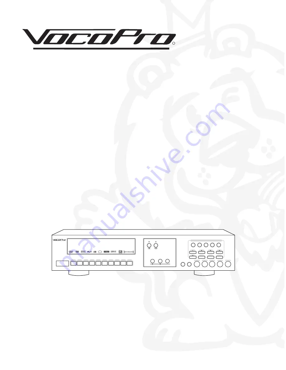 VocoPro DVG-555K Скачать руководство пользователя страница 1