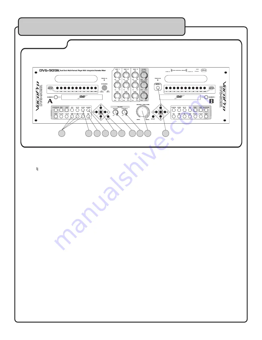 VocoPro DVG-909K Owner'S Manual Download Page 15